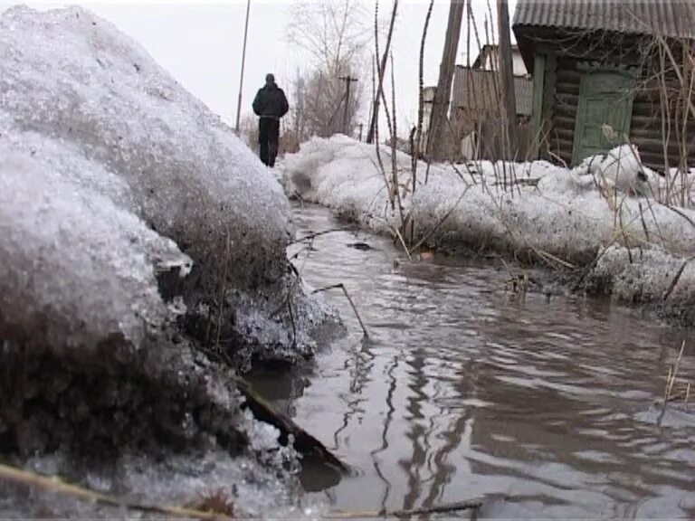 Как избежать подтопления домов талыми водами.