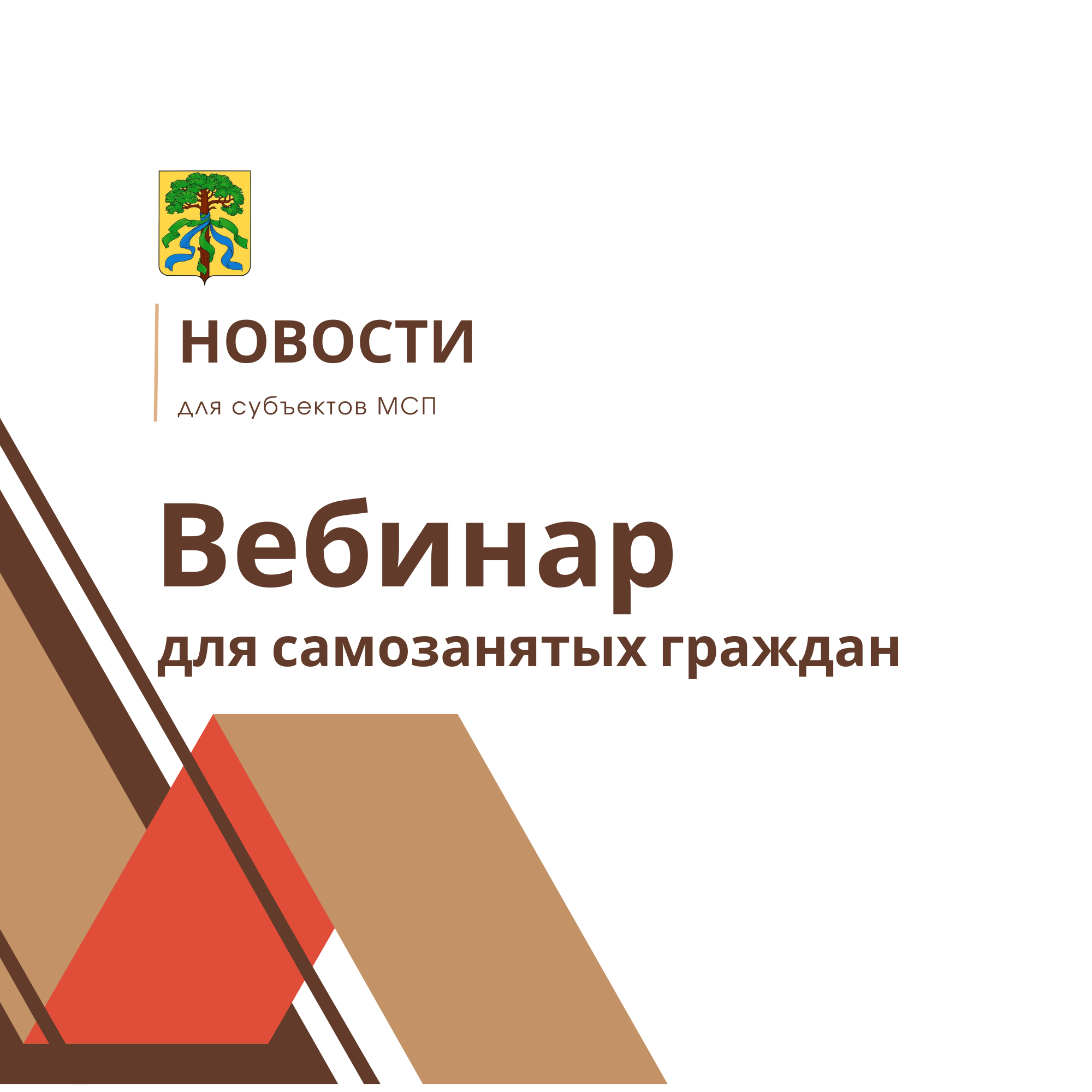 Центр «Мой бизнес» приглашает самозанятых граждан на вебинар, который состоится 19 сентября.