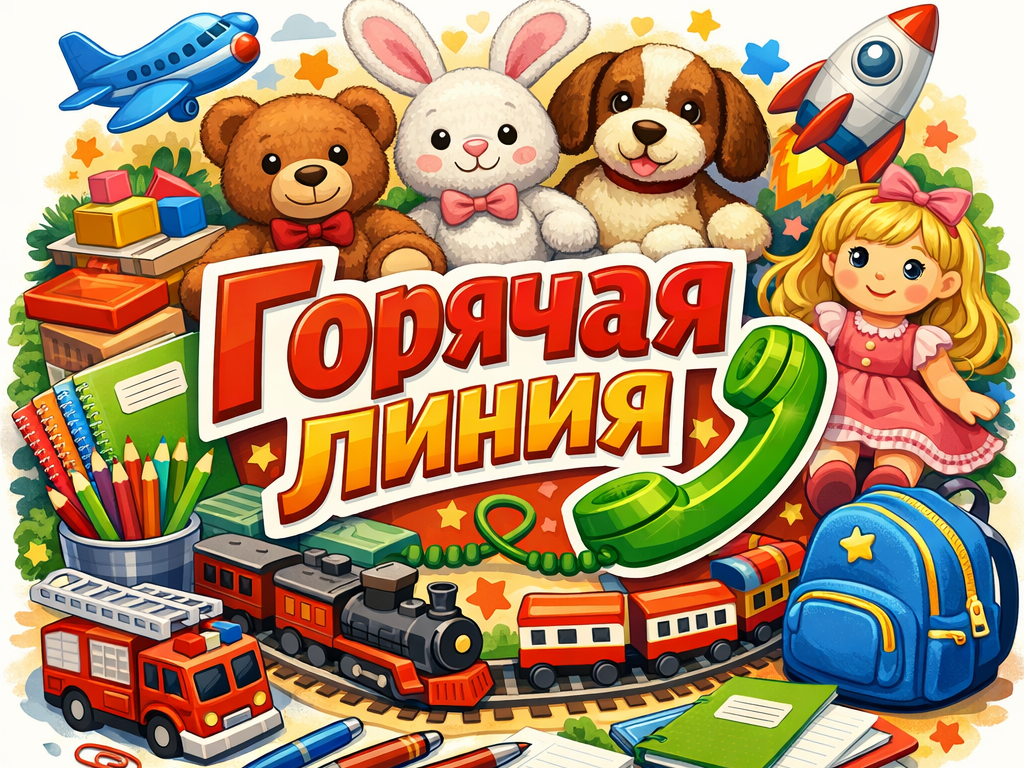 Внимание! «Горячая линия» по вопросу «Качество и безопасность детских товаров и школьных принадлежностей».